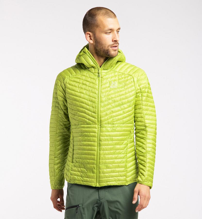 Haglöfs L.I.M Mimic Down Jacket Light Green For Mens CVHQS2406 Australia